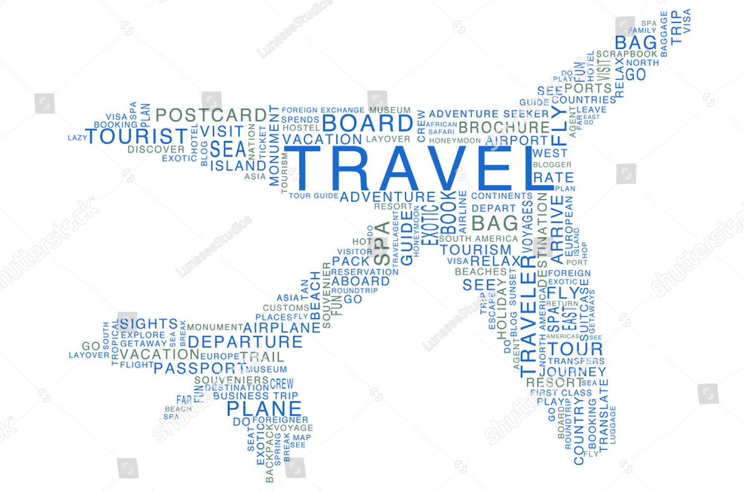 word using travel
