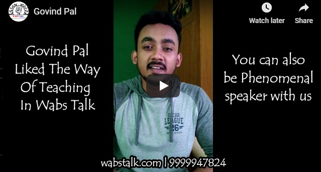 A Happy Wabs Talk Student has something to say! | Best English Speaking Course,Delhi