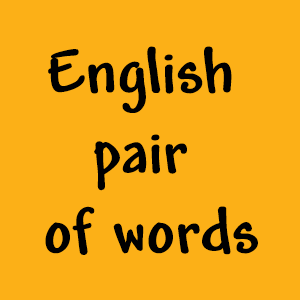 English pair of word